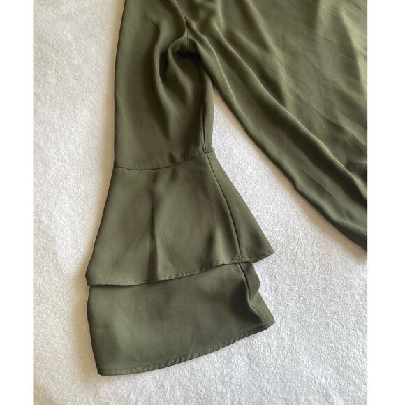 Michael Kors Olive Green Blouse - Picture 9 of 10